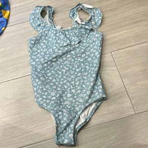 Zara printed girls swimsuit size 4-5